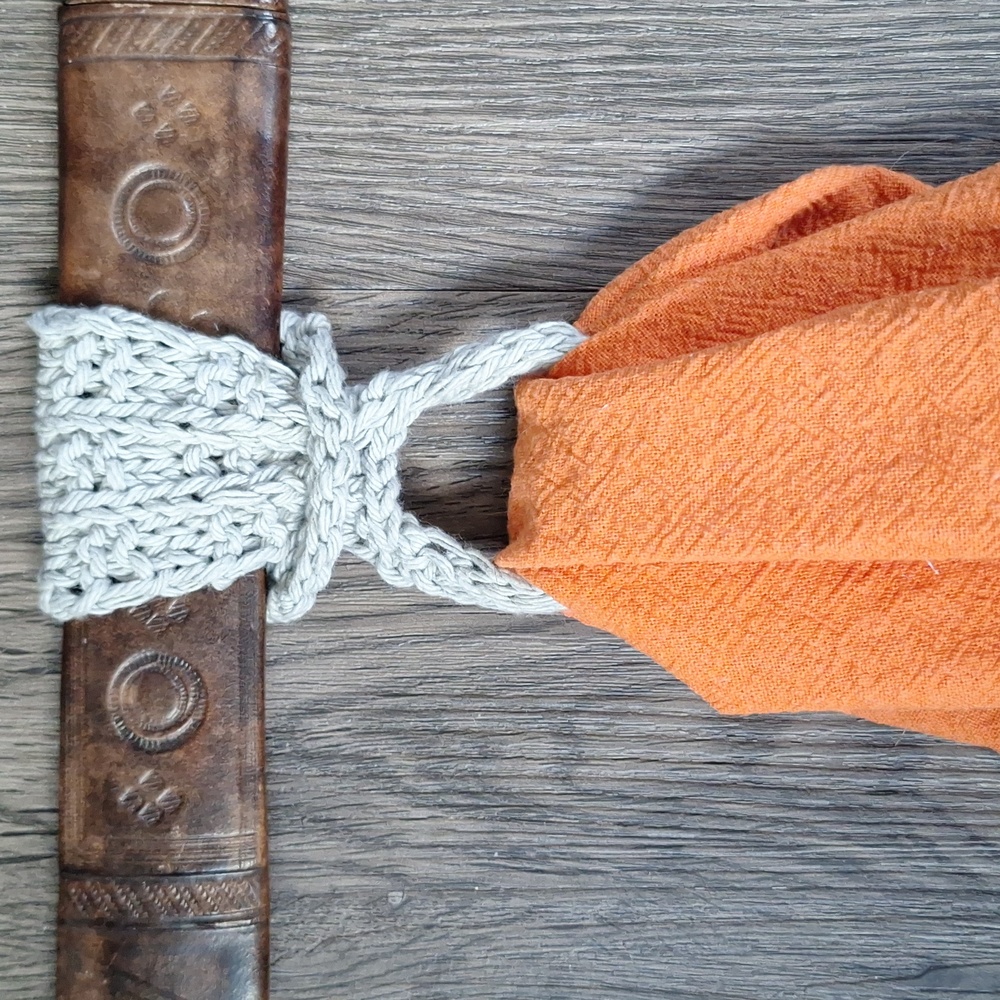 Handknit Kitchen Towel Loop